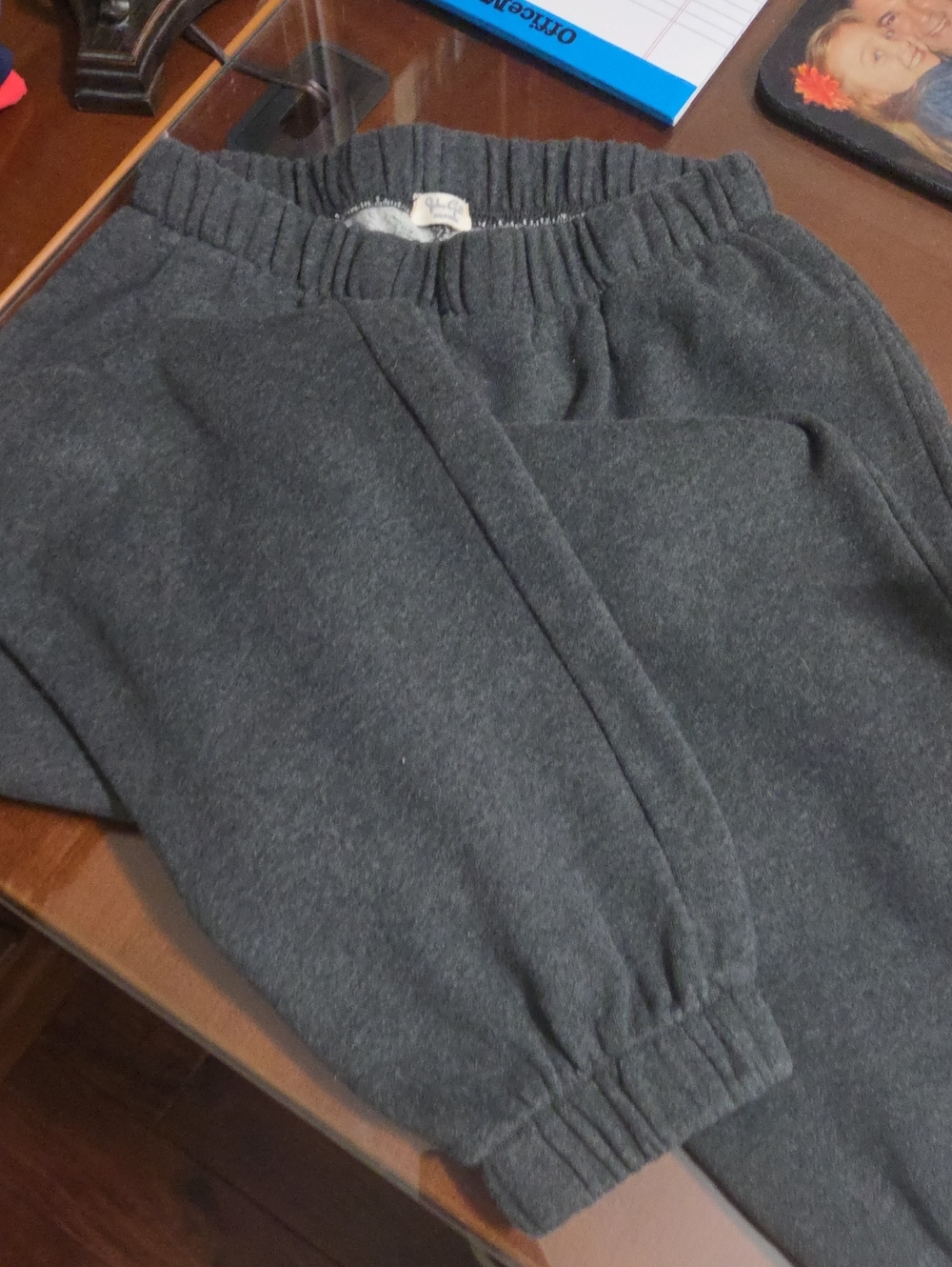 John Galt Charcoal Gray Fleece Jogger Pants